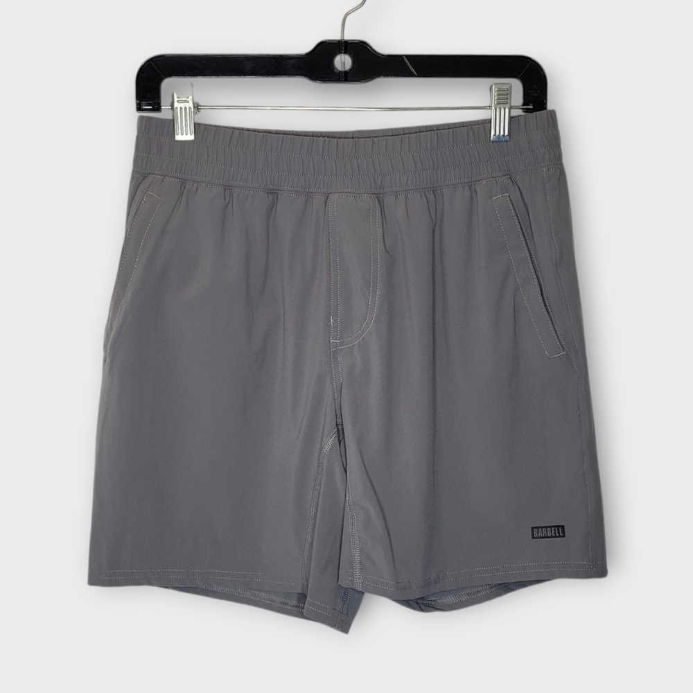 Barbell Mens Phantom Shorts S Slate Gray NEW